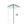 Tuteur Parapluie 9 Pétales Vert Sapin Ou Fer Vieilli - Vert Sapin -Art de jardin pour la maison tuteur parapluie 9 petales vert sapin ou fer vieilli